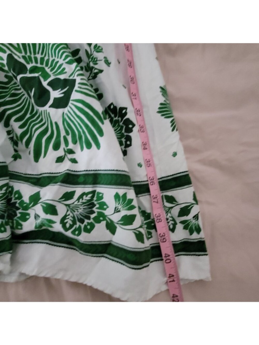 FARM Rio Forest Soul Maxi Dress Linen Cottagecore Boho Chic Feminine Womens L - Picture 4 of 8